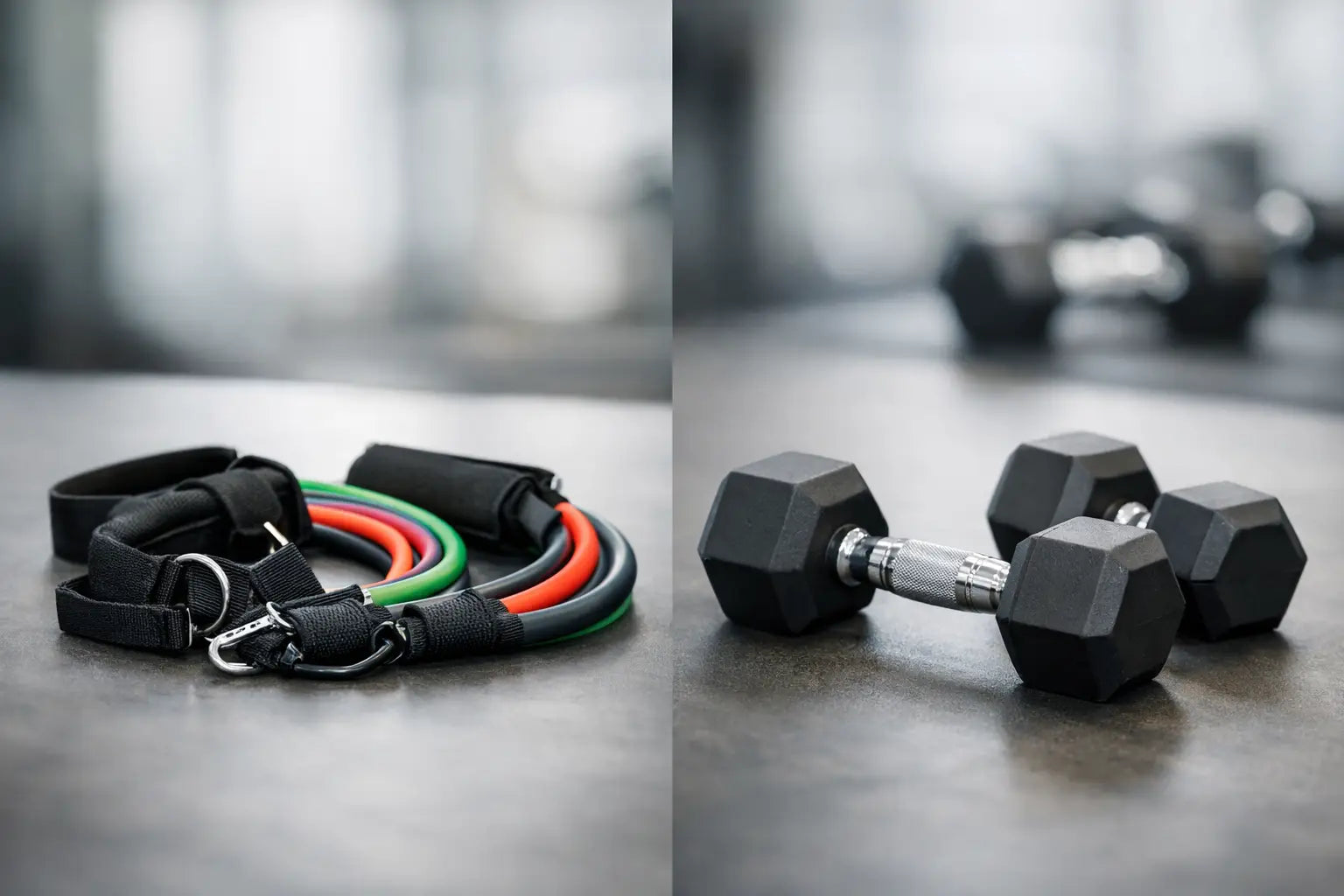 Resistance Bands vs Dumbbells