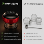Electric Heated Cupping Massager - Smart Vacuum Therapy Device