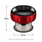 Electric Heated Cupping Massager - Smart Vacuum Therapy Device
