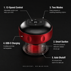 Electric Heated Cupping Massager - Smart Vacuum Therapy Device
