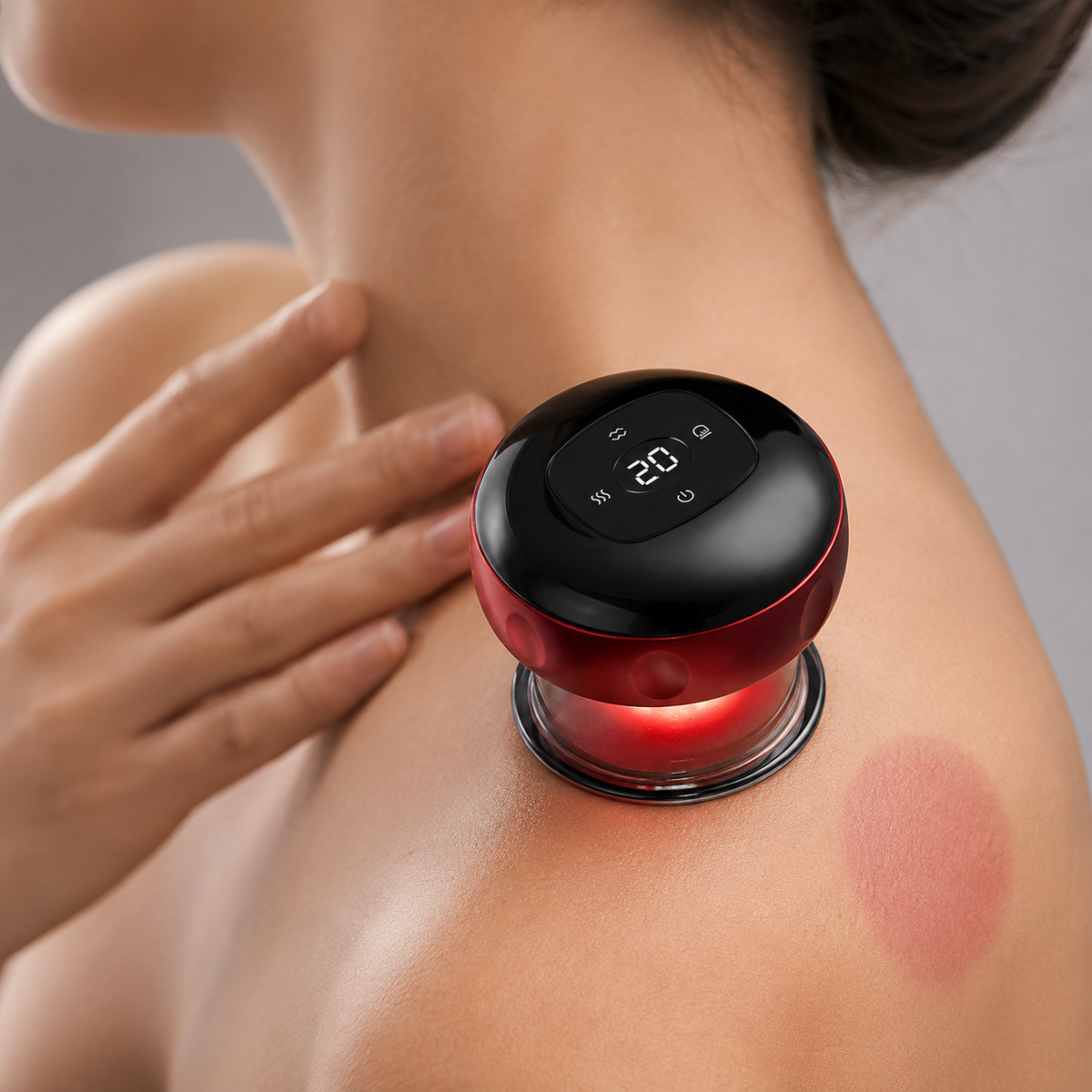 Electric Heated Cupping Massager - Smart Vacuum Therapy Device