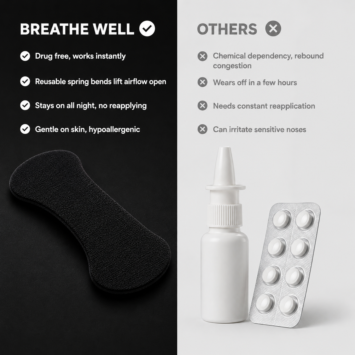 Breathe Well Nasal Breathing Strips