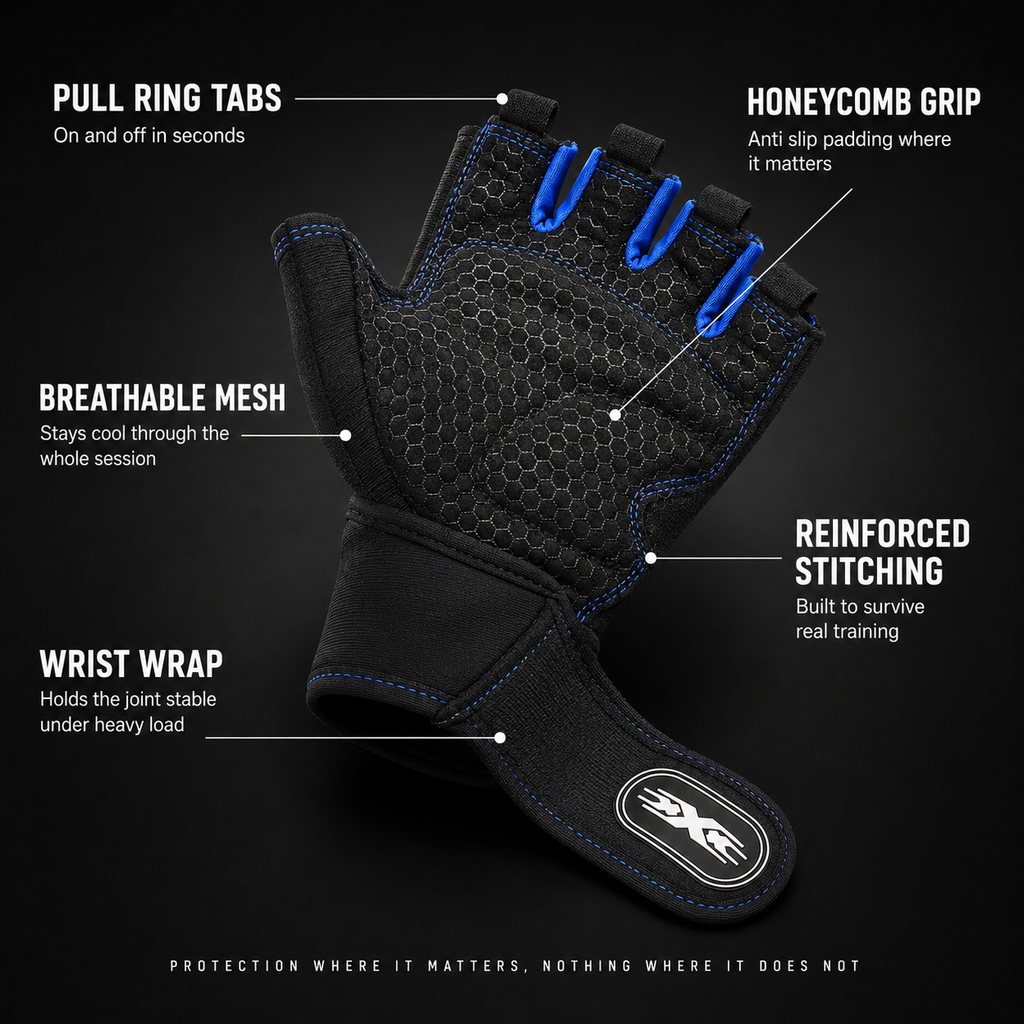 Iron Grip Training Gloves
