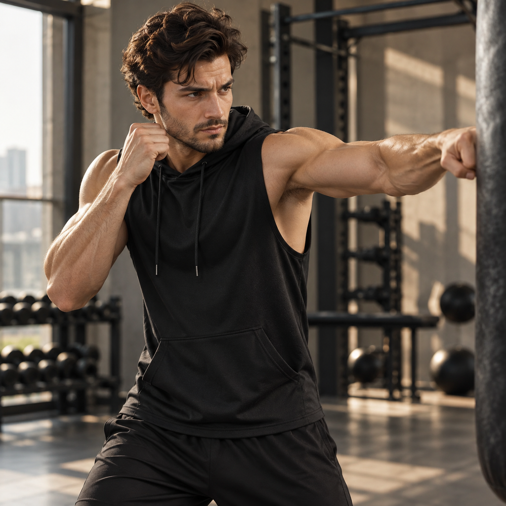 Elevate Sleeveless Pocket Hoodie