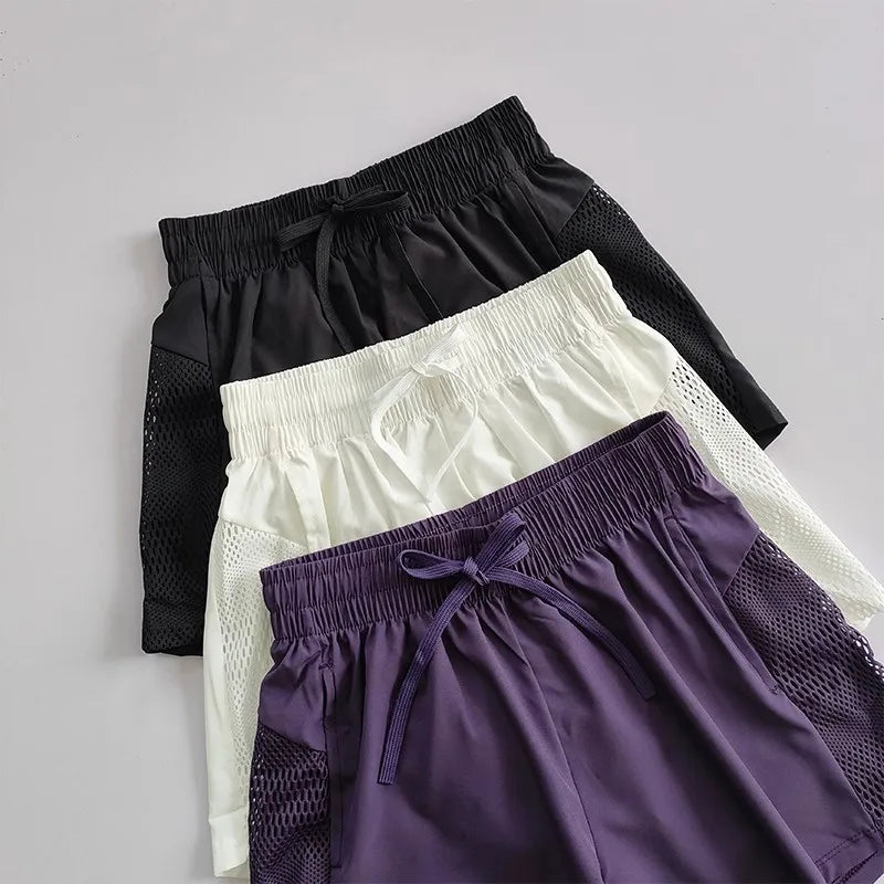 Airflow Mesh-Panel Running Shorts