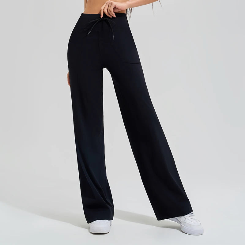Wide-Leg Lounge Pants
