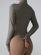 Contour Rib Zip-Up Training Jacket