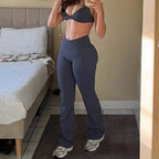 Aria Crossover Flare Leggings