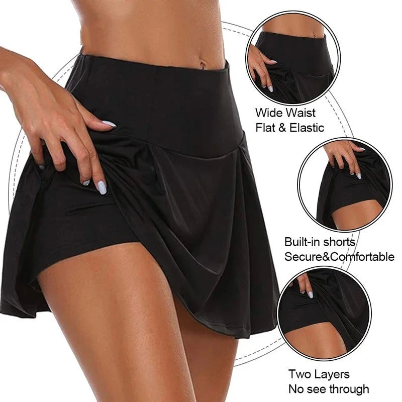 Essential High-Waist Skort