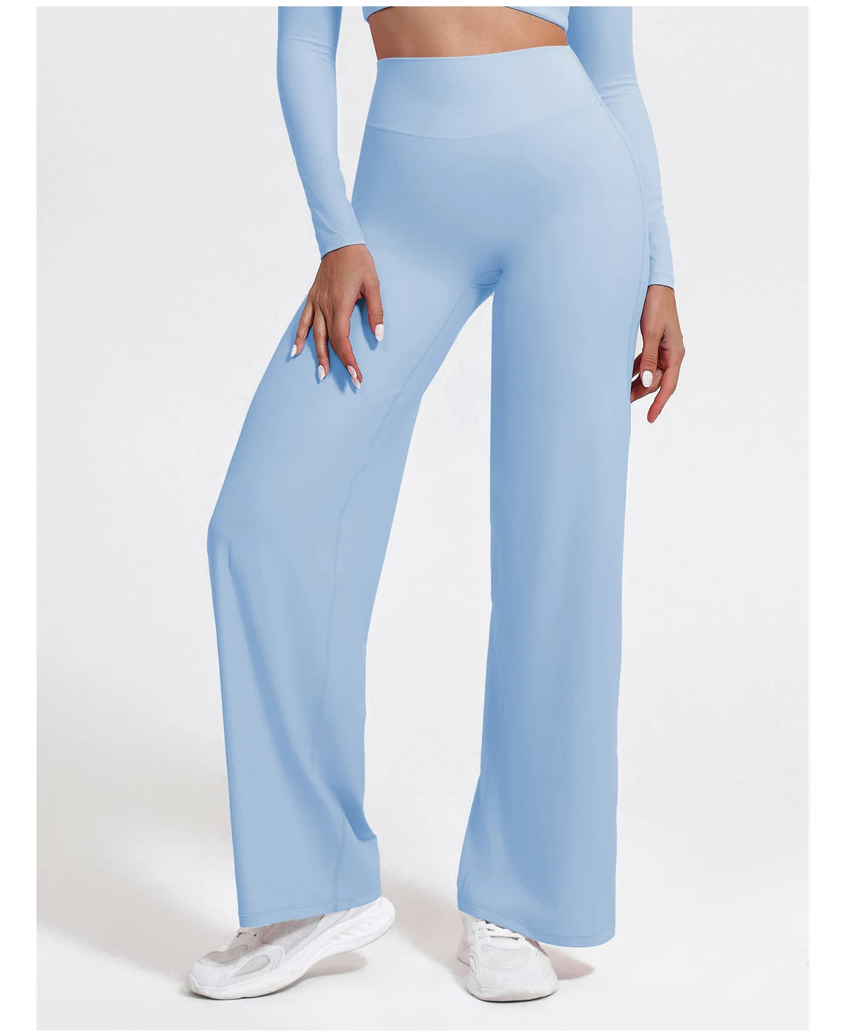 Grace High-Waist Wide-Leg Pants