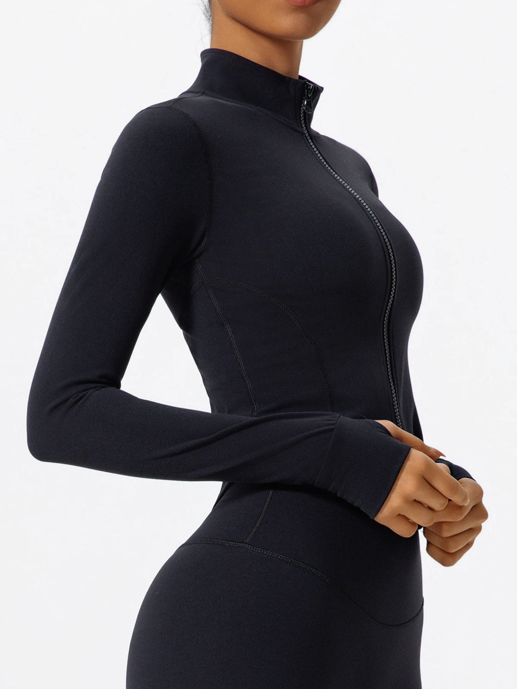 Aura Soft-Touch Zip-Up Jacket