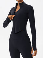 Aura Soft-Touch Zip-Up Jacket