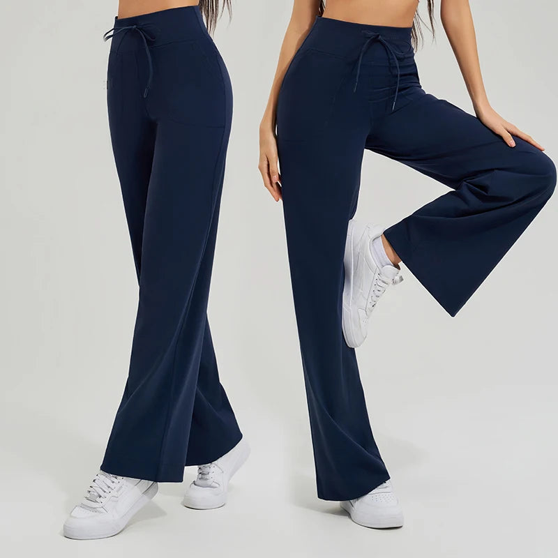 Wide-Leg Lounge Pants