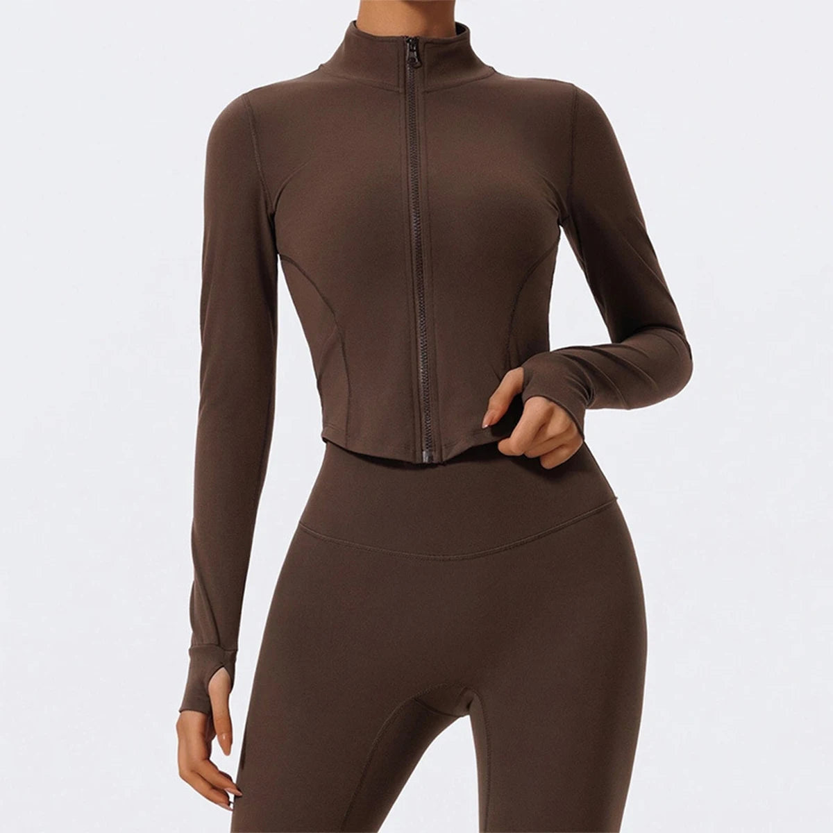 Aura Soft-Touch Zip-Up Jacket