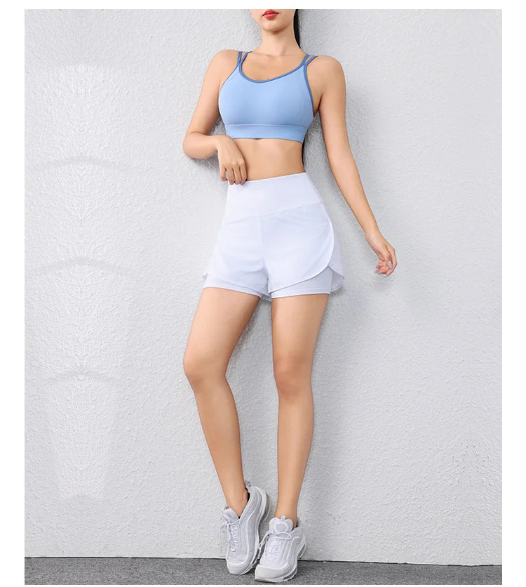 Tempo 2-in-1 High-Waist Running Shorts