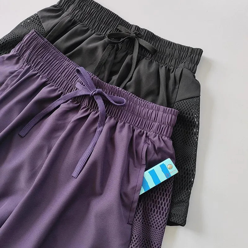 Airflow Mesh-Panel Running Shorts