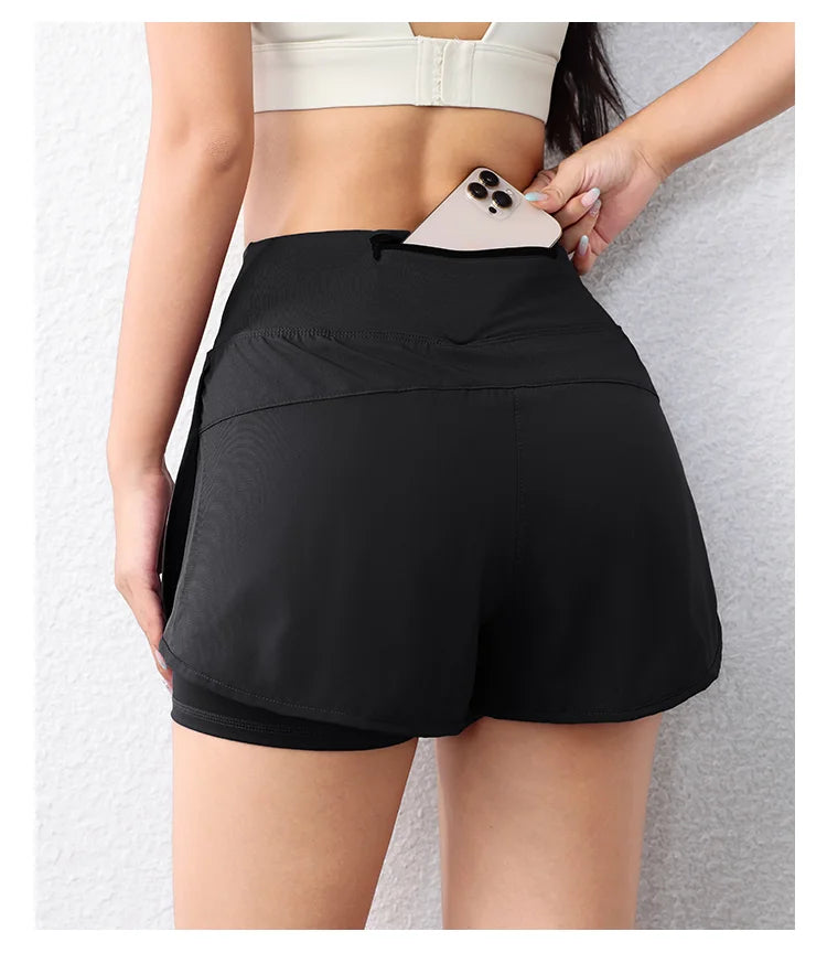 Tempo 2-in-1 High-Waist Running Shorts