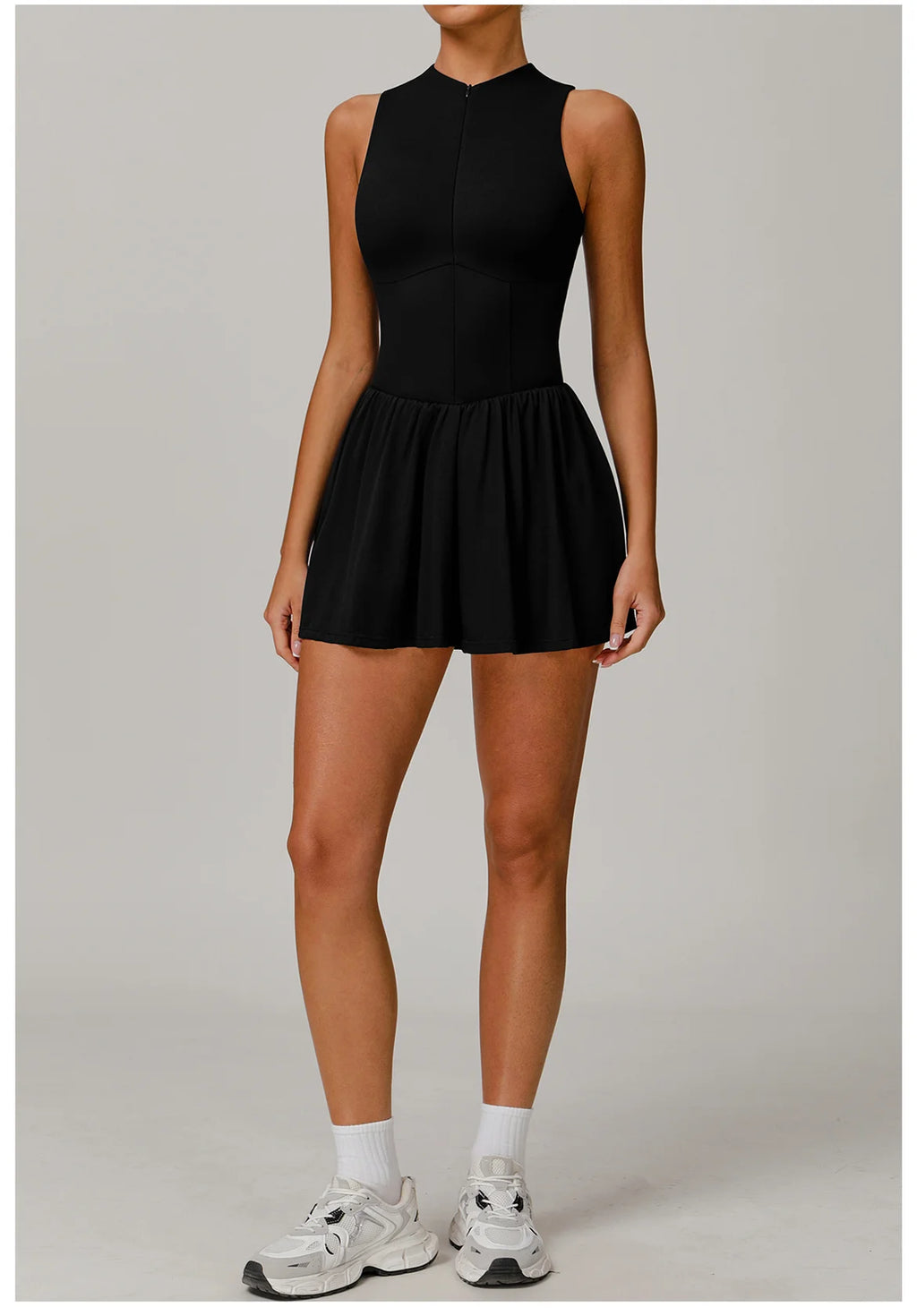 Serve Zip-Front Tennis Dress