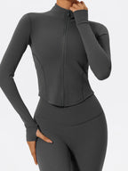 Aura Soft-Touch Zip-Up Jacket