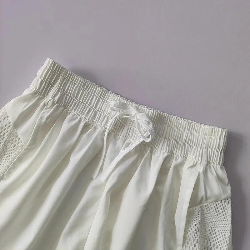 Airflow Mesh-Panel Running Shorts