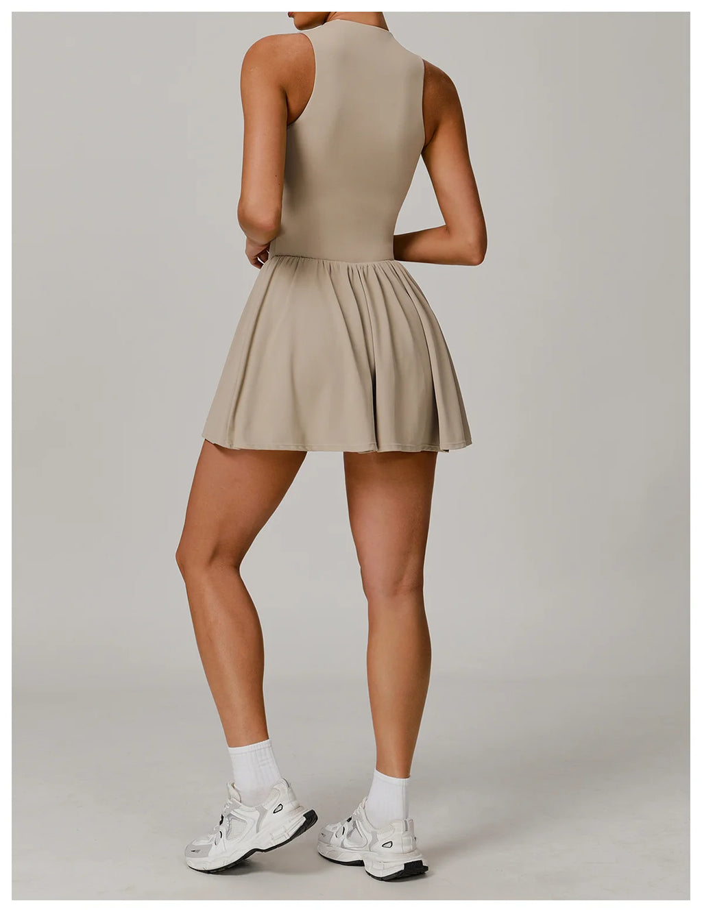 Serve Zip-Front Tennis Dress
