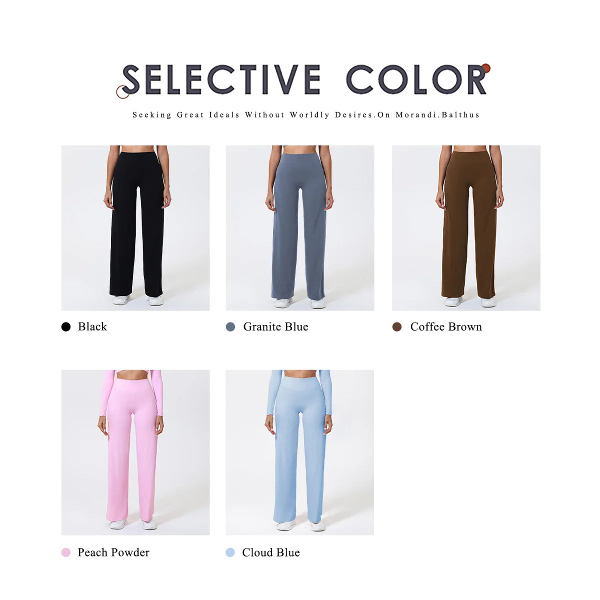 Grace High-Waist Wide-Leg Pants