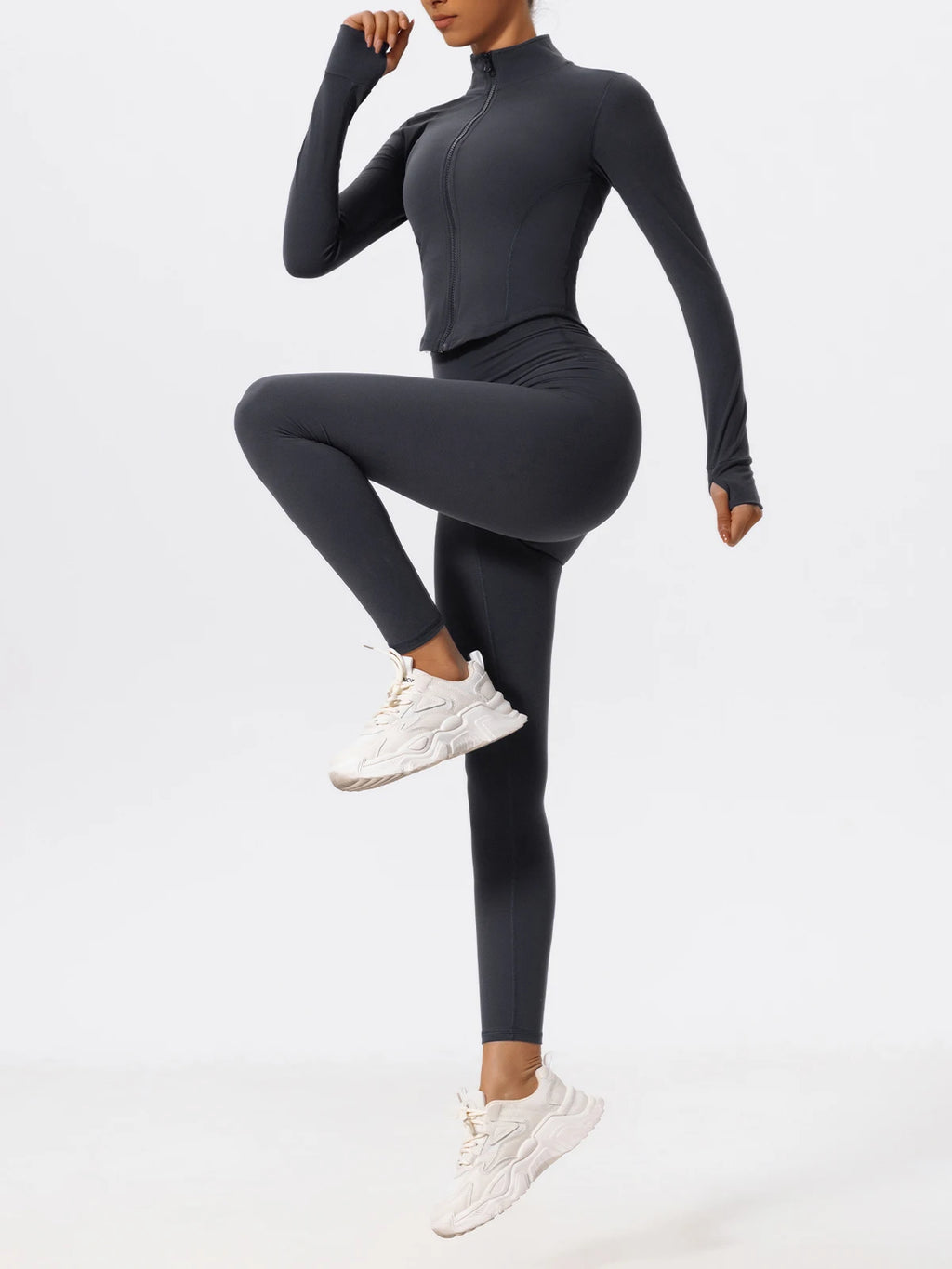 Aura Soft-Touch Zip-Up Jacket