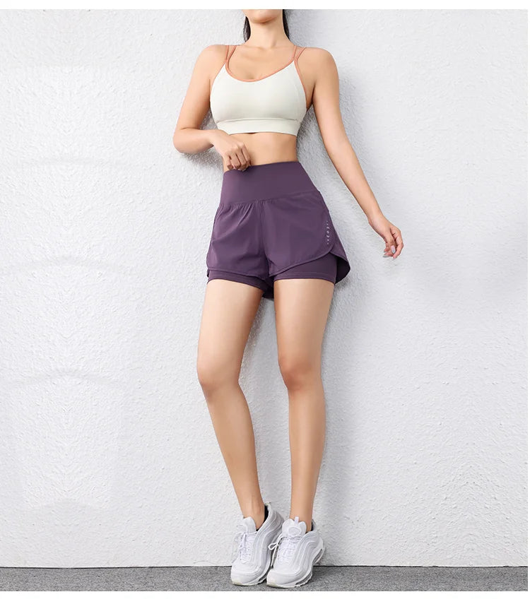 Tempo 2-in-1 High-Waist Running Shorts