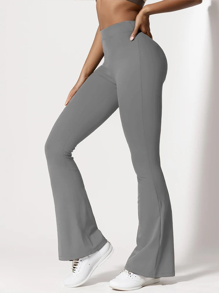 VigorFit Pleated Flare Pants