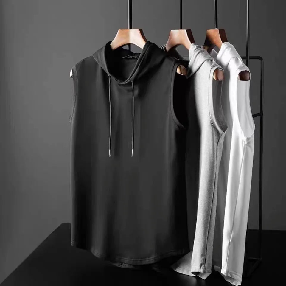 VigorHaus Hooded Gym Tank Top