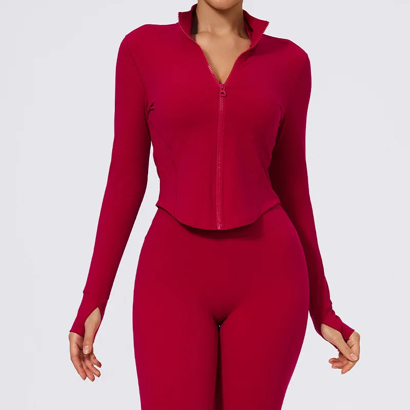 Aura Soft-Touch Zip-Up Jacket