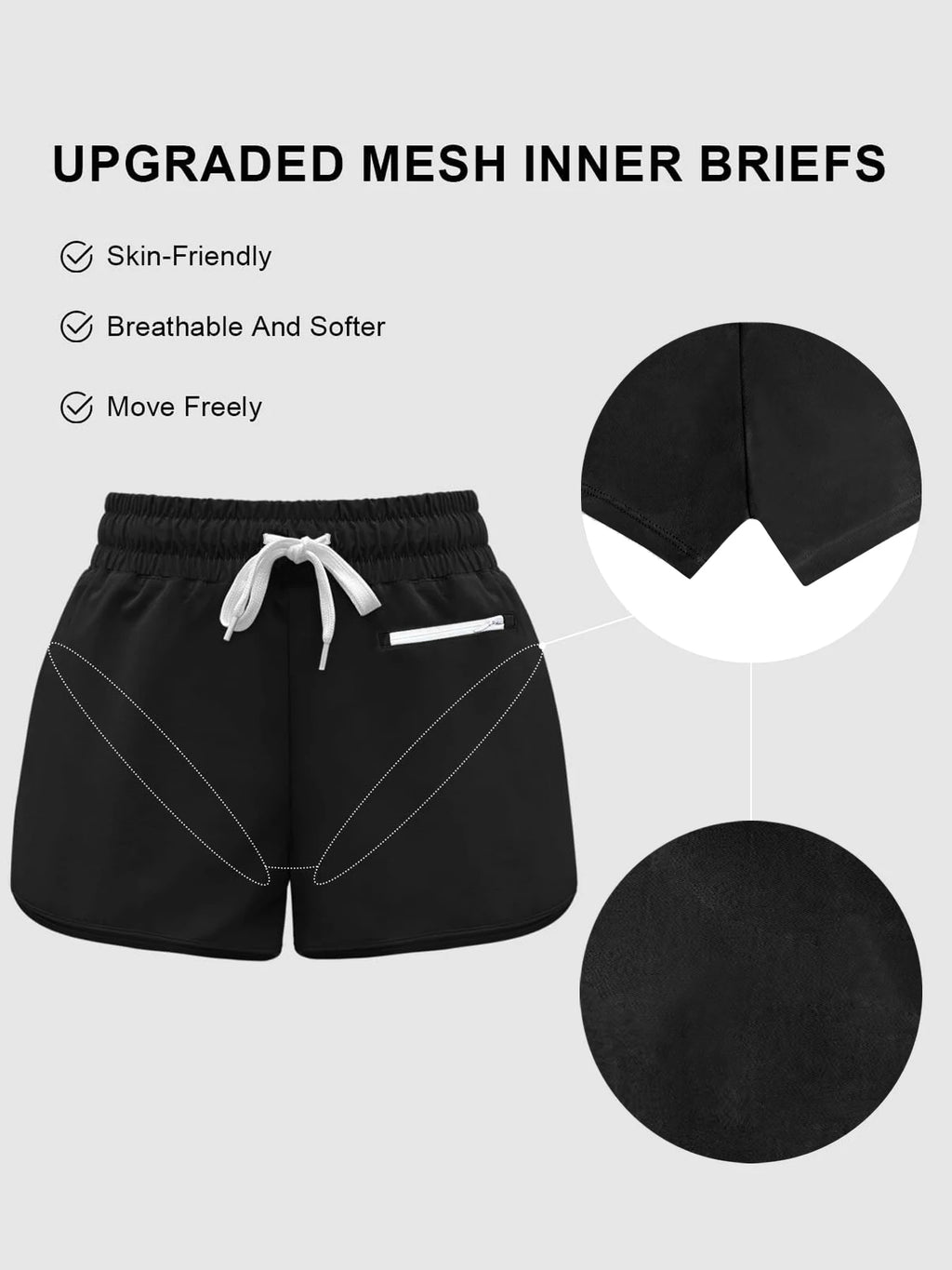 Two-Piece Running Shorts