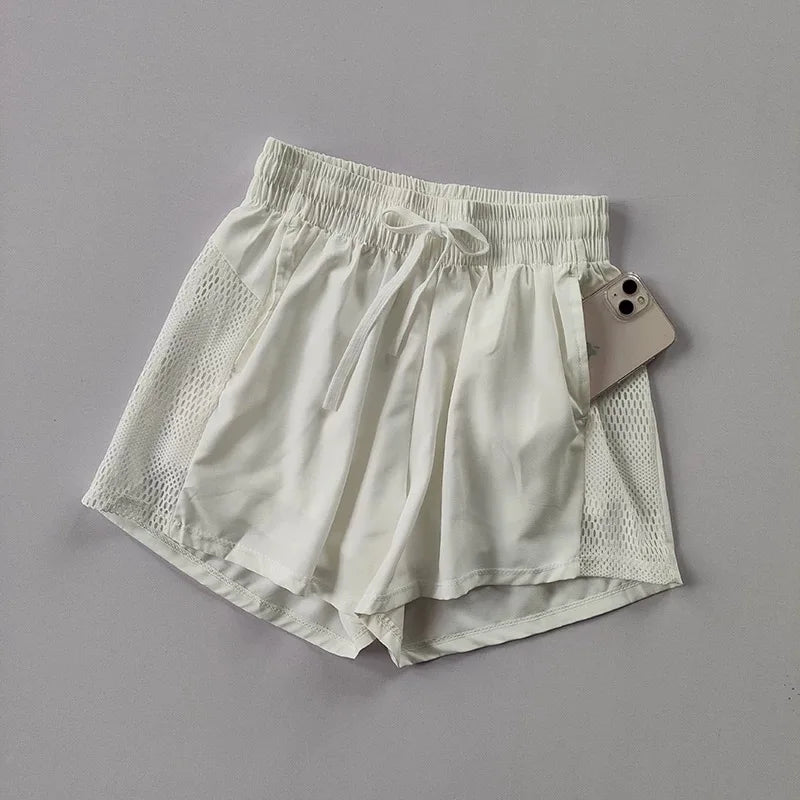 Airflow Mesh-Panel Running Shorts