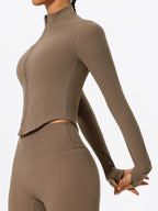Aura Soft-Touch Zip-Up Jacket