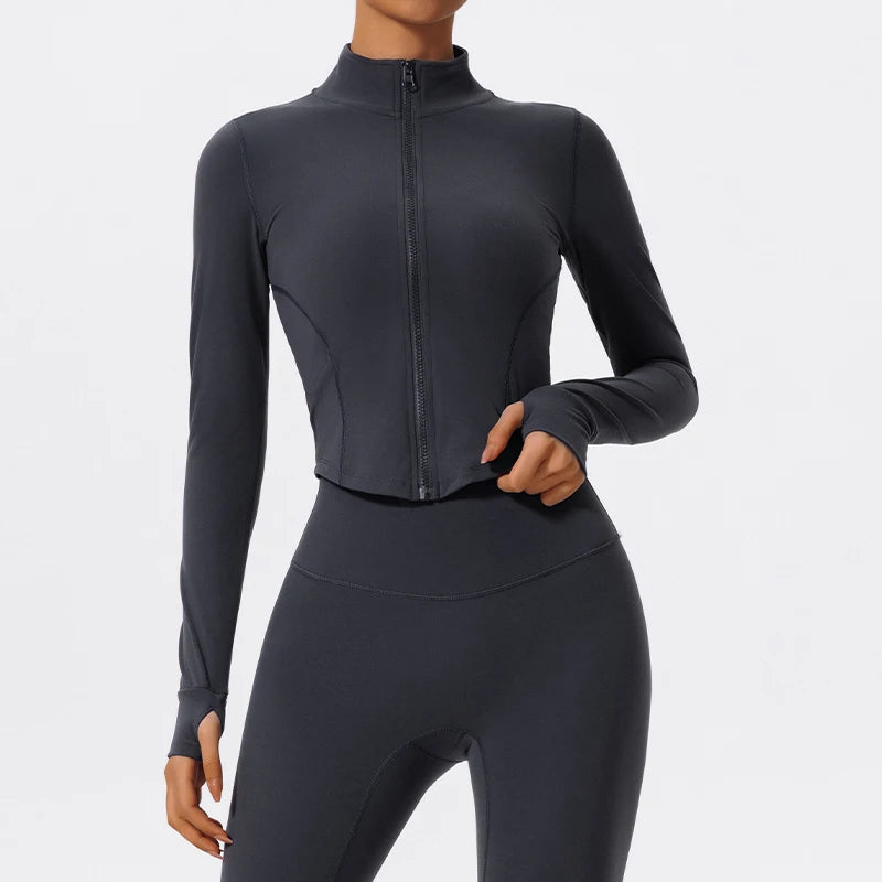 Aura Soft-Touch Zip-Up Jacket