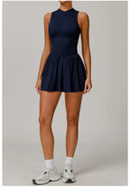 Serve Zip-Front Tennis Dress