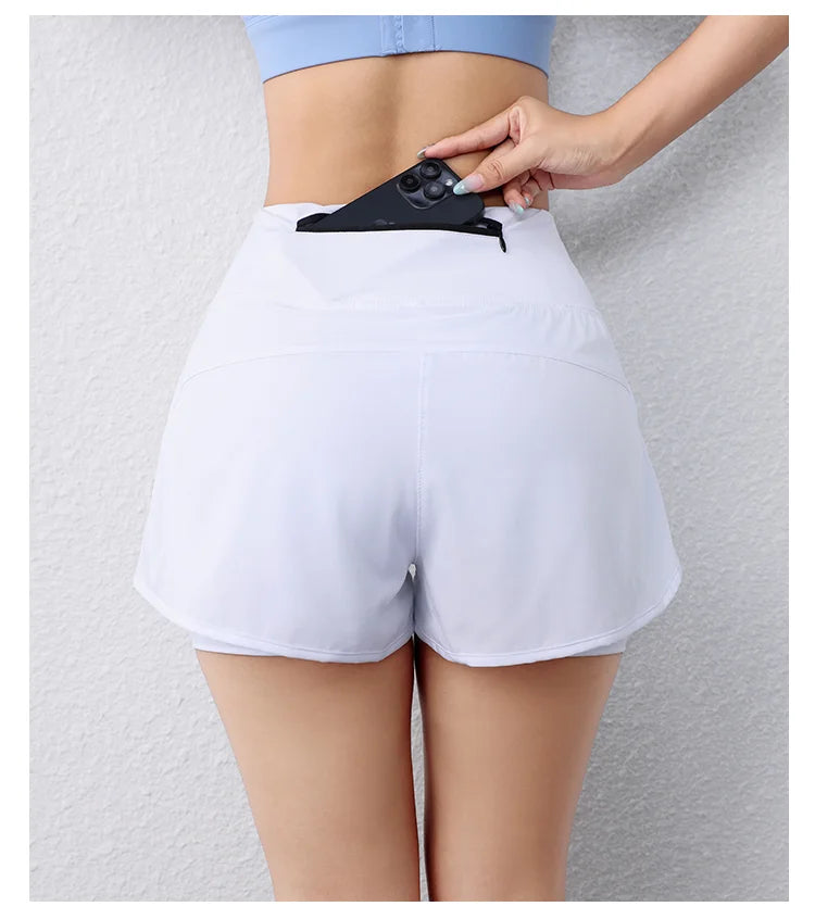 Tempo 2-in-1 High-Waist Running Shorts