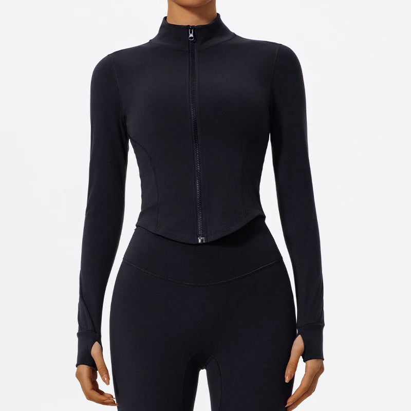 Aura Soft-Touch Zip-Up Jacket