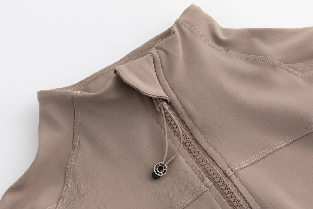Define Smooth Zip-Up Training Jacket