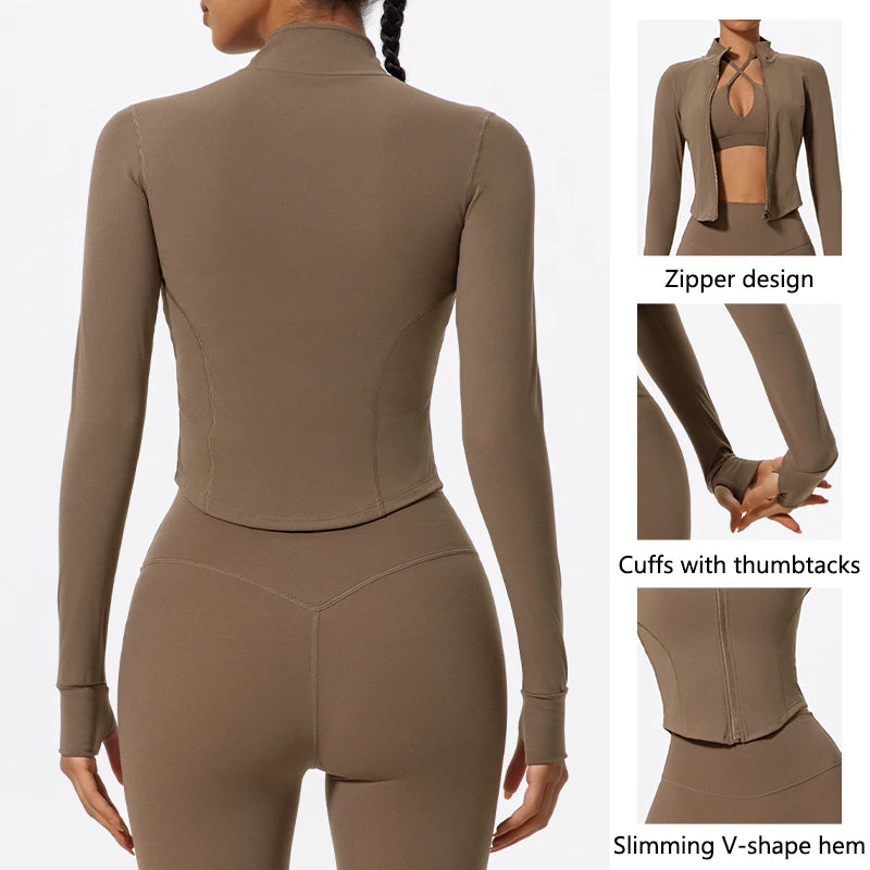 Aura Soft-Touch Zip-Up Jacket