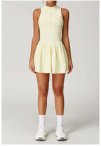 Serve Zip-Front Tennis Dress