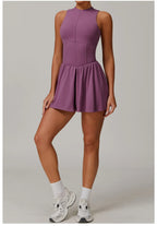 Serve Zip-Front Tennis Dress