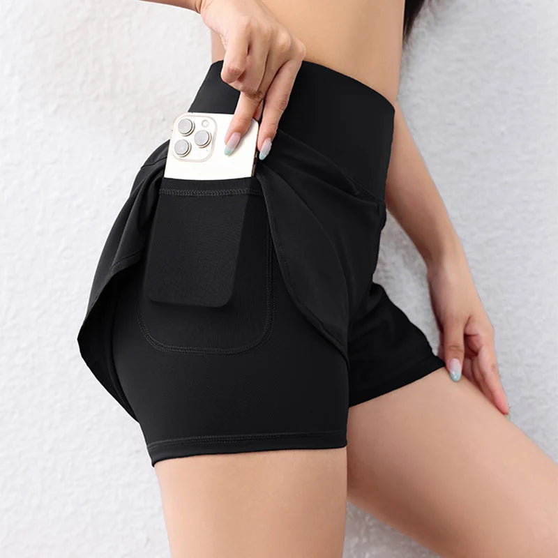 Tempo 2-in-1 High-Waist Running Shorts