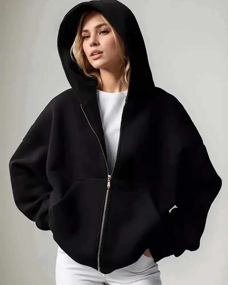 Haven Oversized Zip-Up Hoodie