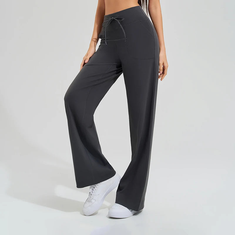 Wide-Leg Lounge Pants