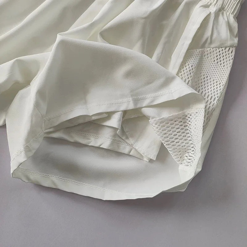 Airflow Mesh-Panel Running Shorts