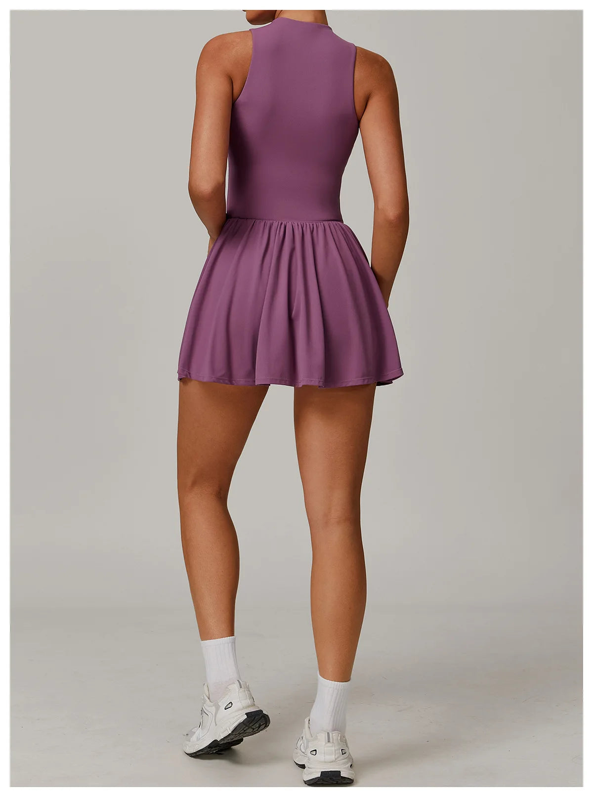Serve Zip-Front Tennis Dress
