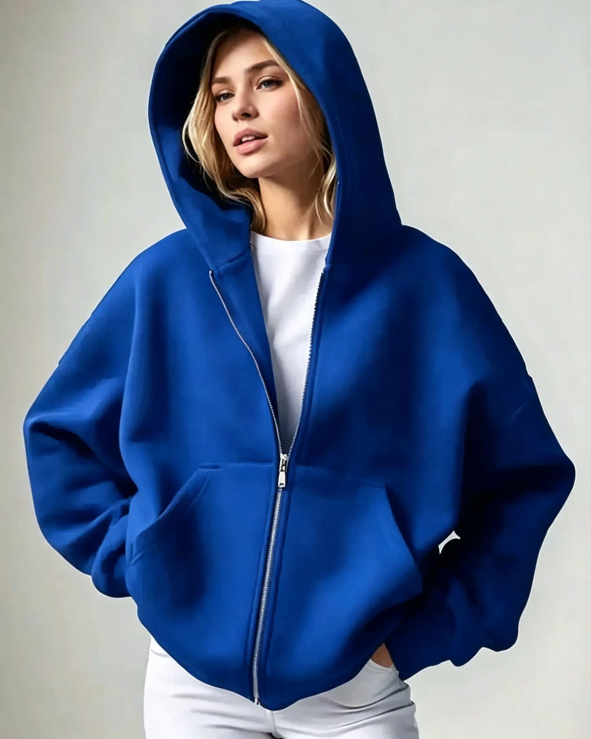Haven Oversized Zip-Up Hoodie