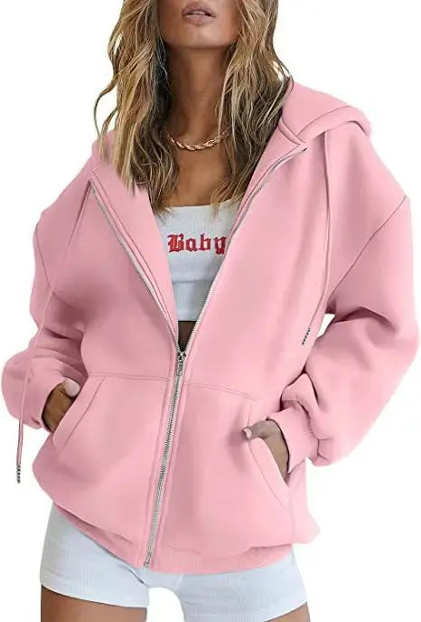 Haven Oversized Zip-Up Hoodie