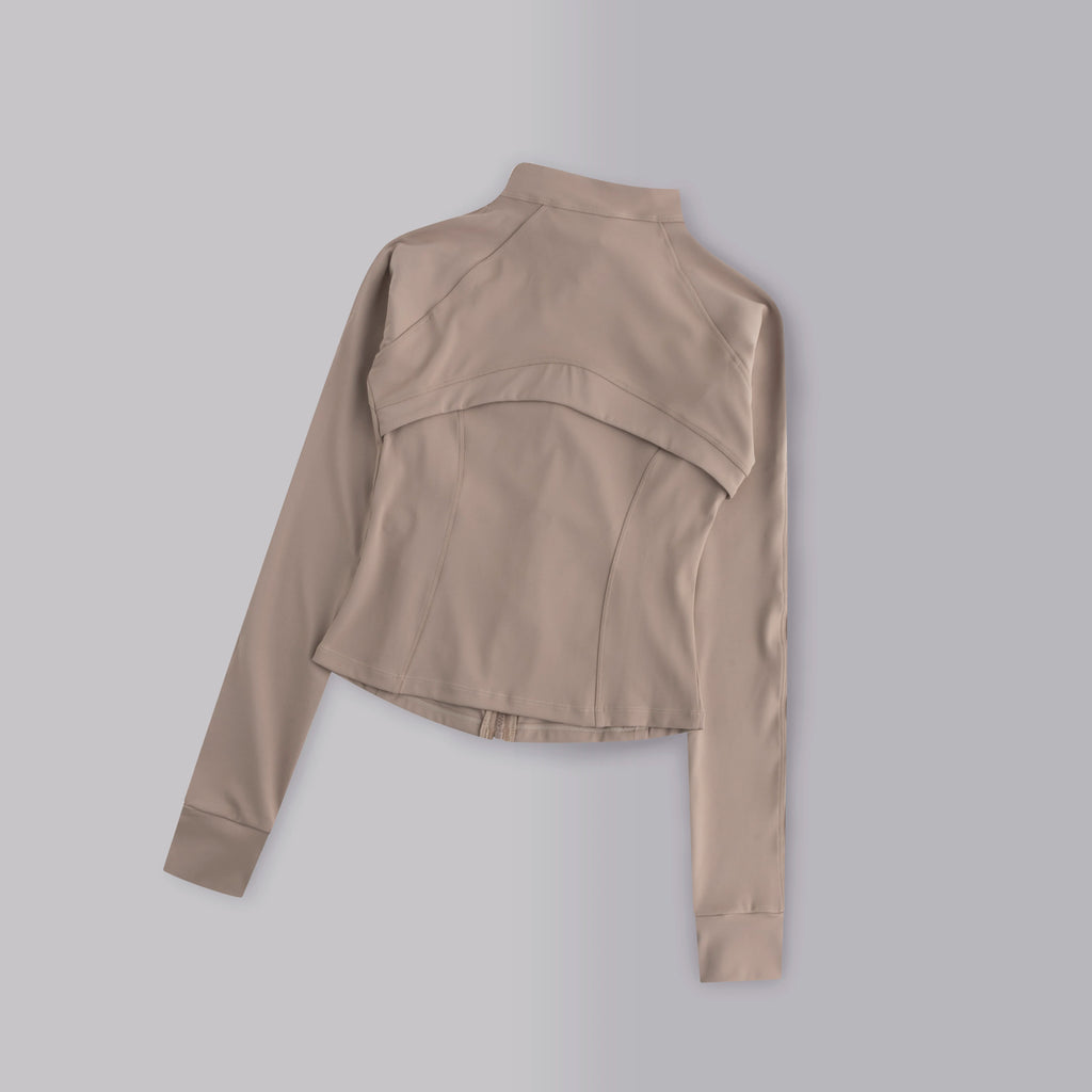 Define Smooth Zip-Up Training Jacket